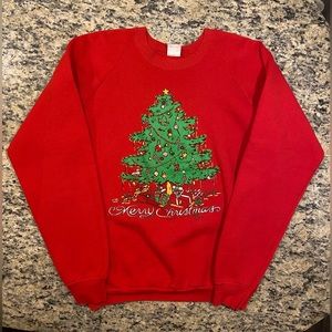 Vintage Fruit of the Loom Christmas Sweater